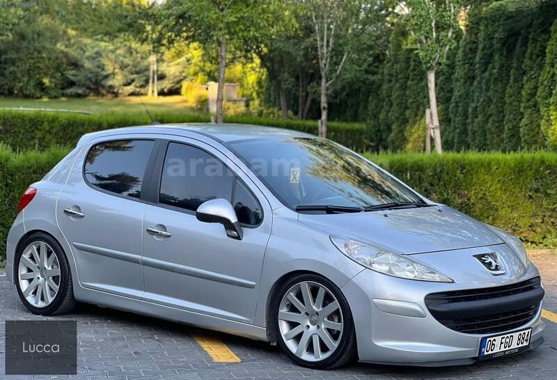 Galeriden Peugeot 207 1.4 HDi Trendy 2008 Model Ankara 250.000 km Gri