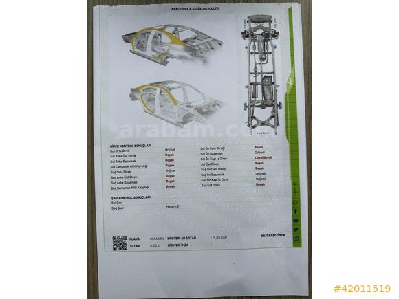 "PLUSCAR" 2011 RENAULT SYMBOL 1.5 DCİ KLİMALI 280.000'km