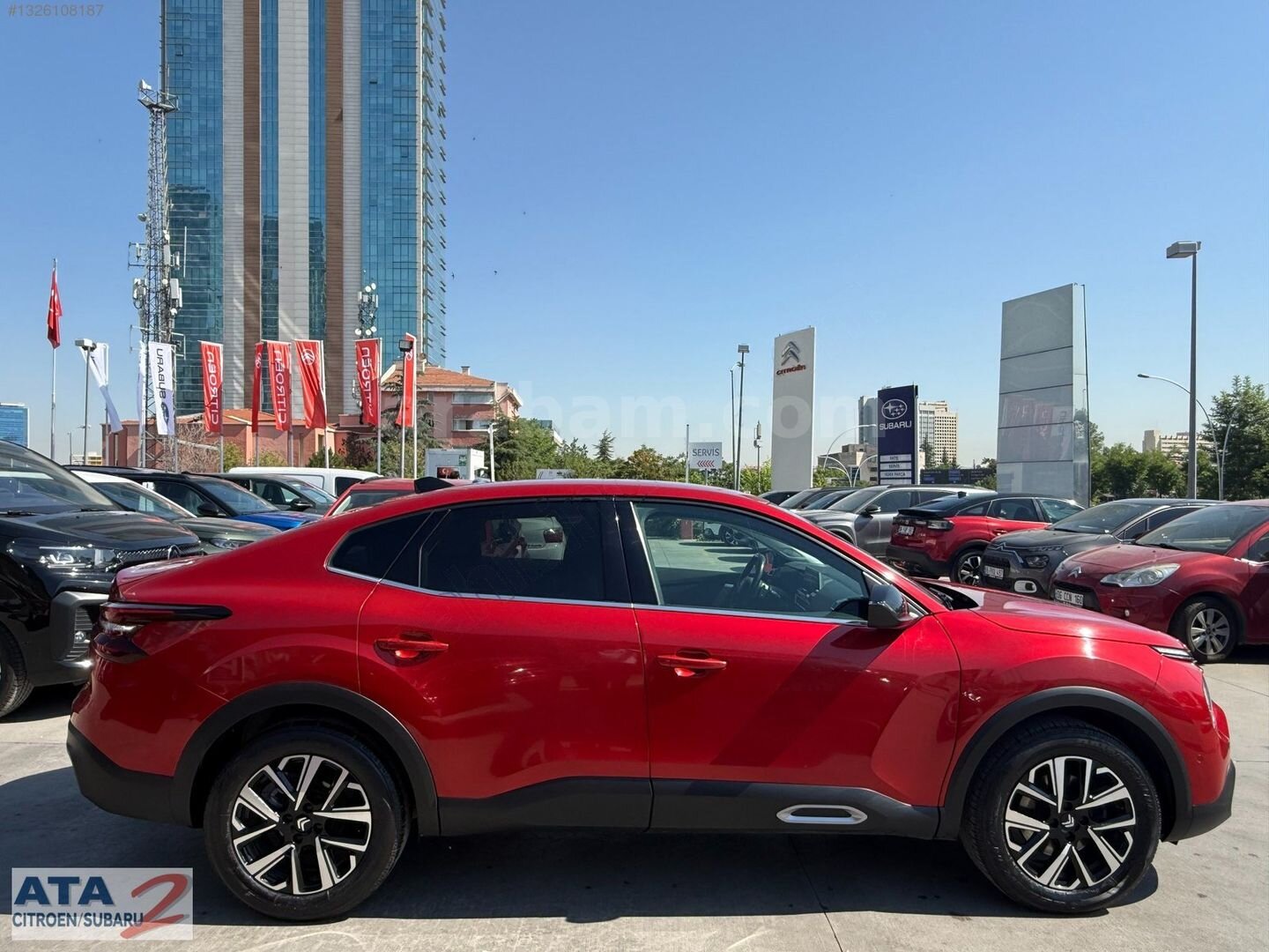 Galeriden Citroen C4 X 1.2 PureTech Shine 2024 Model Ankara 101.671 km Kırmızı 4