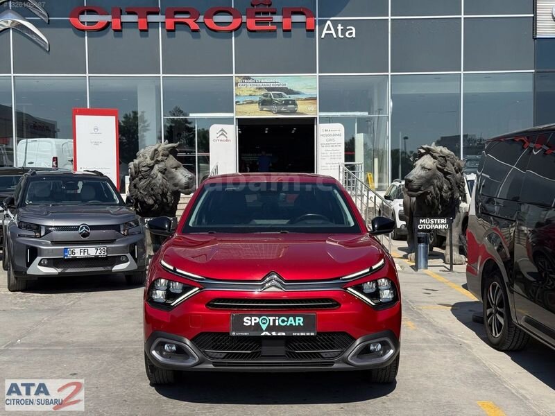 Galeriden Citroen C4 X 1.2 PureTech Shine 2024 Model Ankara 101.671 km Kırmızı