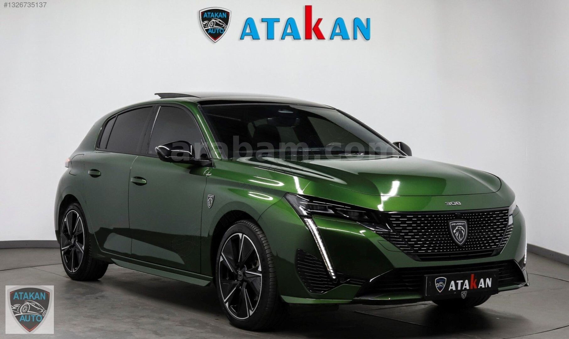 Galeriden Peugeot e-308 GT 2024 Model İstanbul 34.000 km Yeşil 4