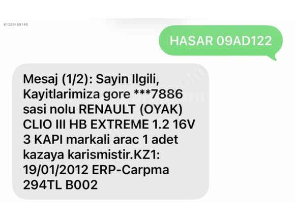 BUSE OTOMOTİV CLİO EXTREME 128.000KM