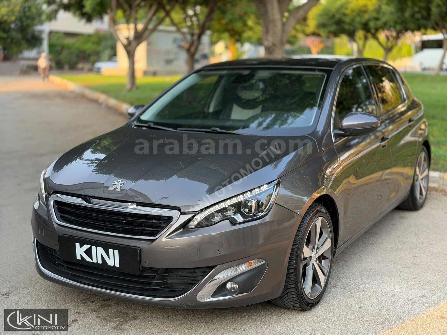 Galeriden Peugeot 308 1.2 PureTech Allure 2014 Model Antalya 198.000 km Gri 5