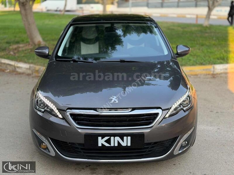 Galeriden Peugeot 308 1.2 PureTech Allure 2014 Model Antalya 198.000 km Gri