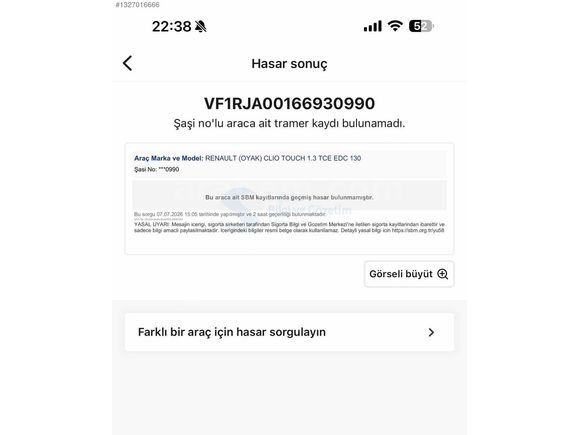 RENAULT CLİO 1.3 TCE TOUCH HATASIZ BOYASIZ DÜŞÜK KM