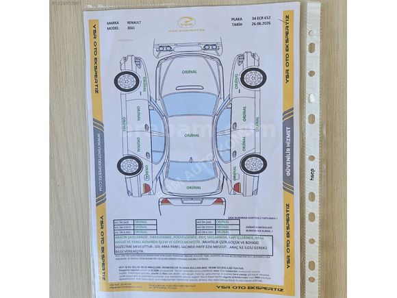 2021 CLIO5! OTAMATİK! HATASIZ! BOYASIZ! TESLA EKRANLI!
