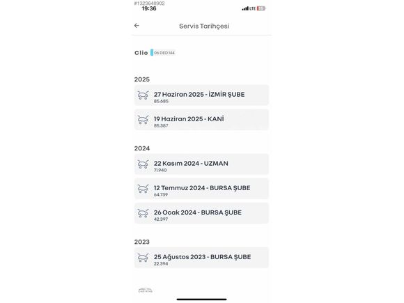 2022 MODEL CLİO 1.0 TCE OTOMATİK JOY PAKET 99.000KM