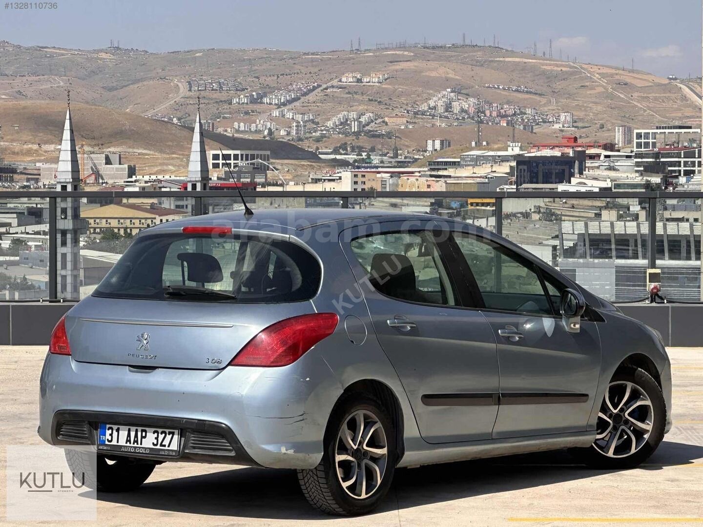 Galeriden Peugeot 308 1.6 HDi Active 2012 Model Ankara 250.000 km Mavi 7