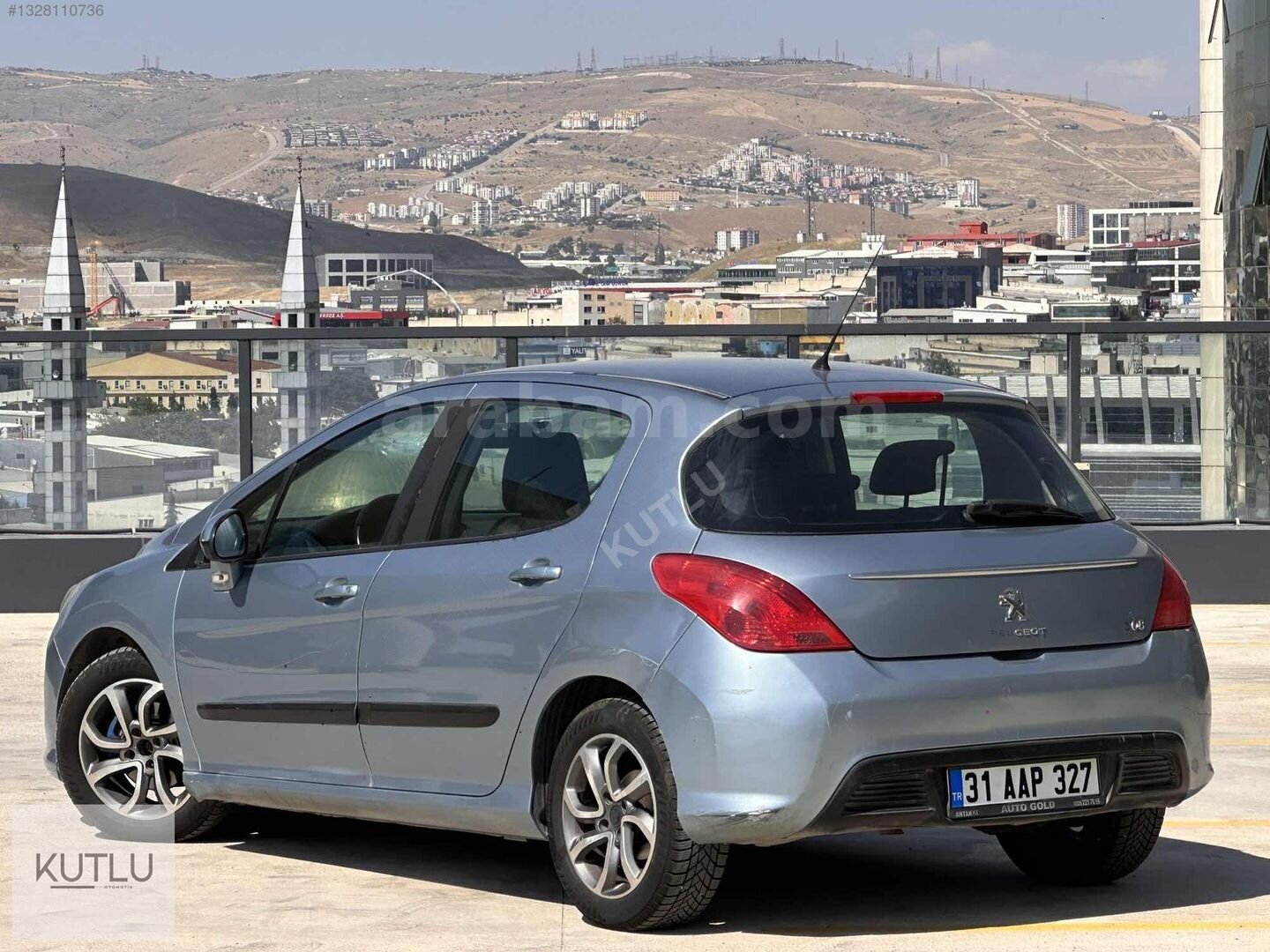 Galeriden Peugeot 308 1.6 HDi Active 2012 Model Ankara 250.000 km Mavi 5