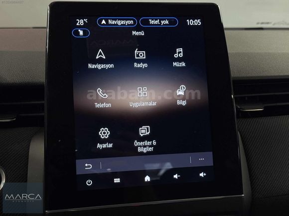 MARCA 2025 RENAULT CLİO TECHNO ESPRİT ALPHINE/18.500KM
