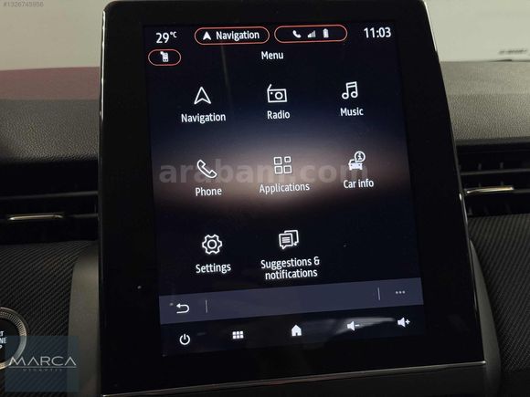 MARCA 2025 RENAULT CLİO TECHNO ESPRİT ALPHINE/24.475KM/HATASIZ