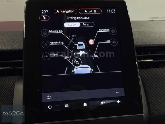 MARCA 2025 RENAULT CLİO TECHNO ESPRİT ALPHINE/24.475KM/HATASIZ