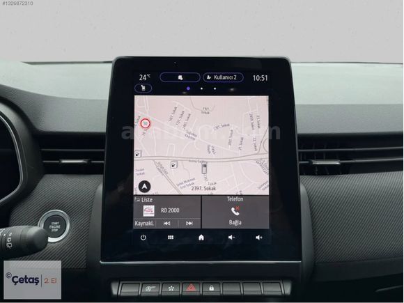 ÇETAŞ RENAULT MAHMUTBEYDEN 2025 1.0 TCE ALPİNE CLİO HATASIZ MAVİ