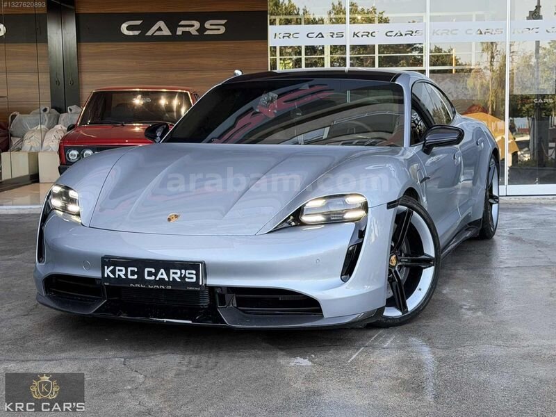 Galeriden Porsche Taycan Elektrik Turbo S 2021 Model İstanbul 60.000 km Gri