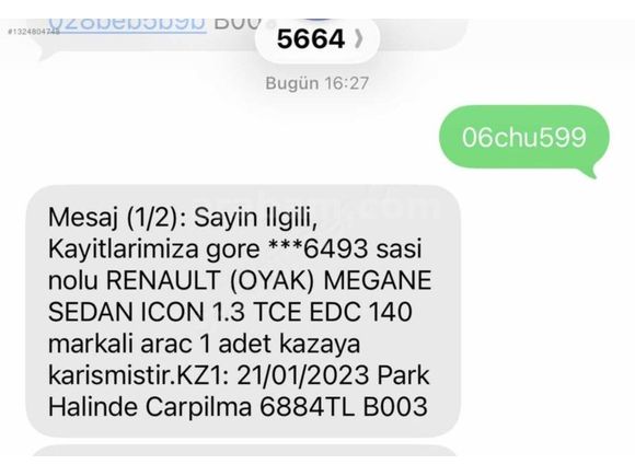 HATASIZ BOYASIZ MEGANE 1.3 TCE İCON 72 BİNDE