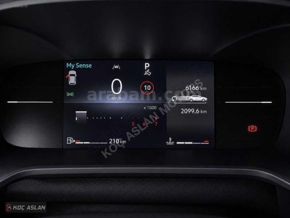 KOÇ ASLAN MOTORS'DAN / MEGANE İCON 1.3 TCE EDC / 6.100'KM DE