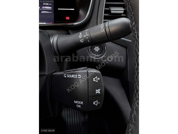 KOÇ ASLAN MOTORS'DAN / MEGANE İCON 1.3 TCE EDC / 6.100'KM DE