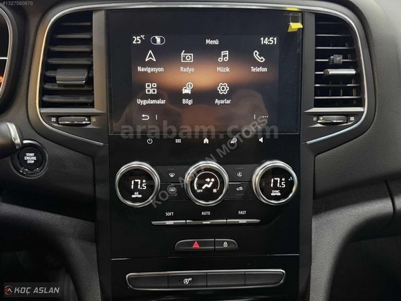 KOÇ ASLAN MOTORS'DAN / MEGANE İCON 1.3 TCE EDC / 6.100'KM DE