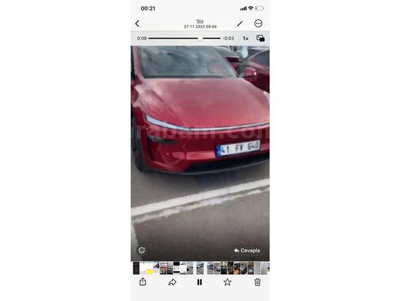 Sahibinden Tesla Model Y Premium (Juniper) 2025 Model  Hatasız Boyasız Tramersiz