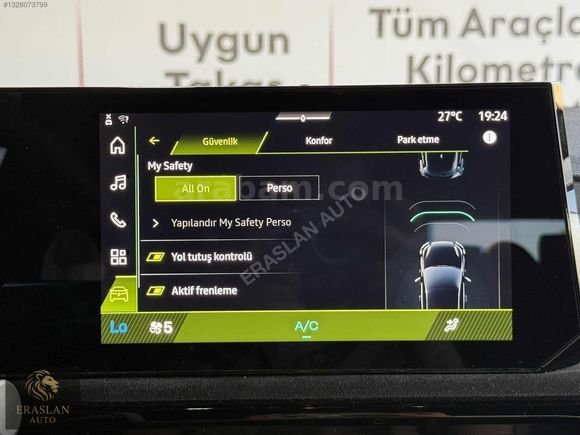 RENAULT CLİO 1.2 TCE ESPRİT ALPİNE LANSMAN RENK SIFIR AYARINDA