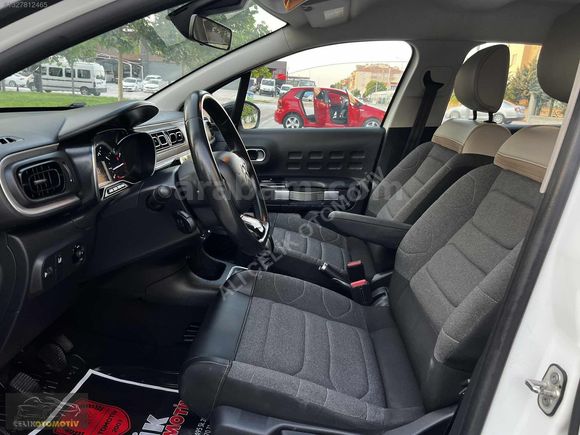 2021-CİTROEN-C3-1.2 BENZİN FEEL-DEĞİŞENSİZ-PARKSENSÖRLÜ-83HP