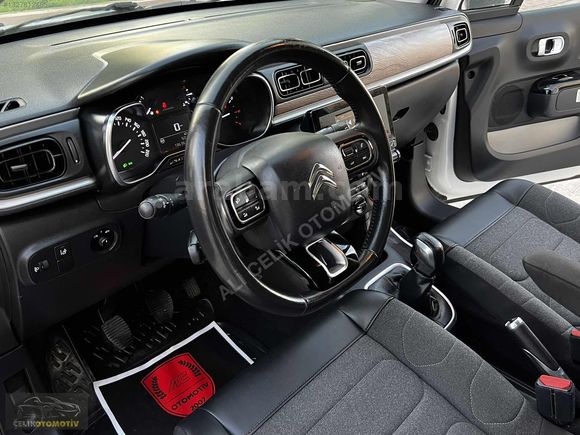 2021-CİTROEN-C3-1.2 BENZİN FEEL-DEĞİŞENSİZ-PARKSENSÖRLÜ-83HP
