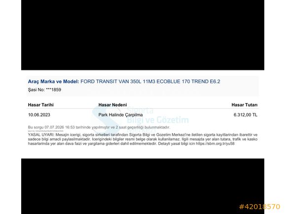 SE-KA MOTORS'DAN 2022 MODEL FORD TRANSİT PAKET 1 PK.