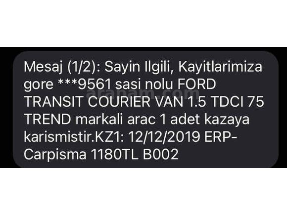 Değişensiz Sıfır Bakımlı Courier