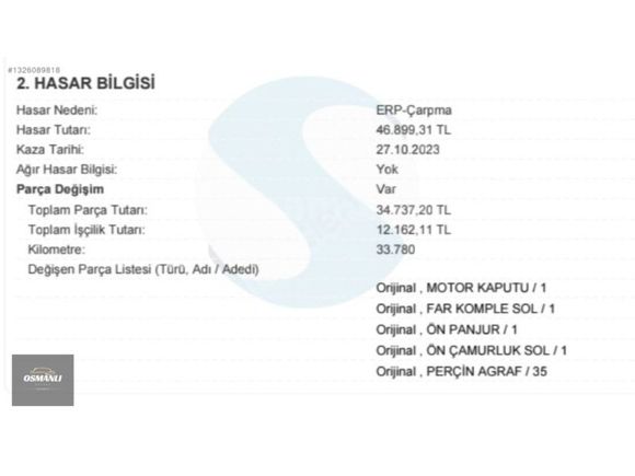 OSMANLI MOTORS"56 BİN KM DE CELİK ÇANTLI TESLA EKRAN