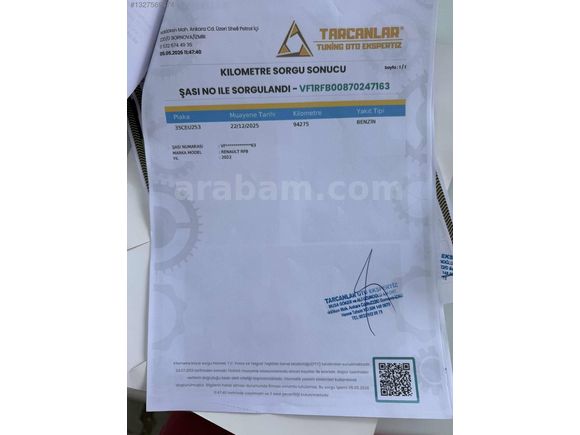 2023 Çıkışlı & Emsailsiz temizlikte & Değişensiz & Hatasız