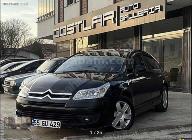 Galeriden Citroen C4 1.6 HDi SX 2006 Model Samsun 323.000 km Siyah
