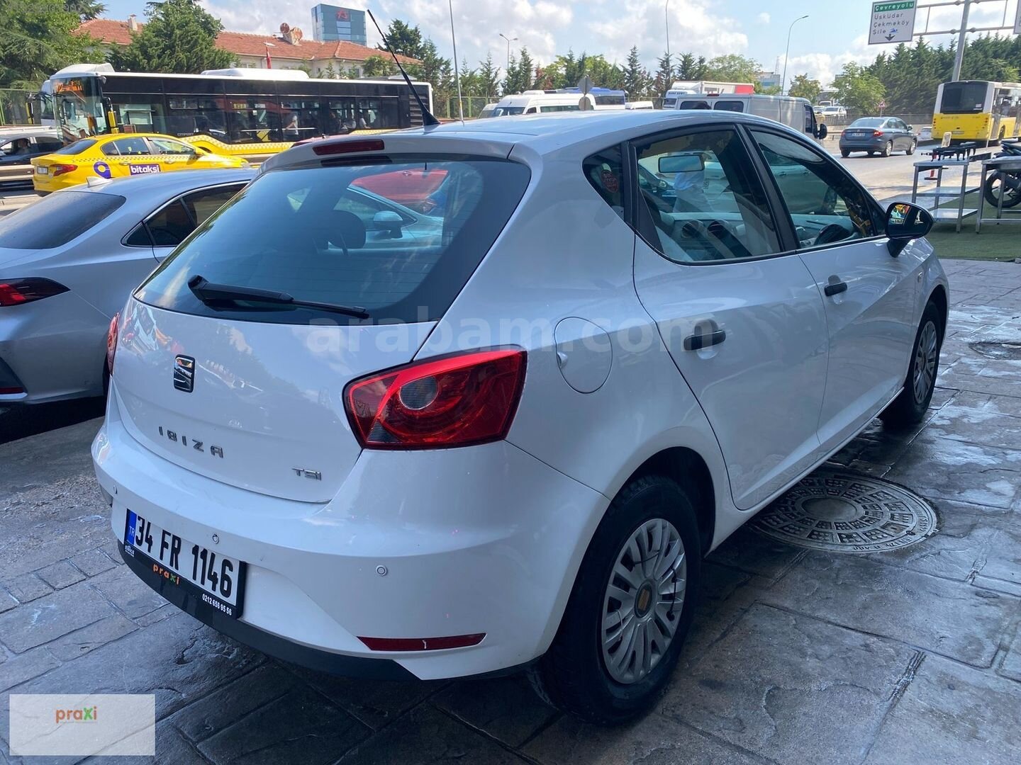 Galeriden Seat Ibiza 1.2 TSI Reference 2015 Model İstanbul 64.000 km Beyaz 5