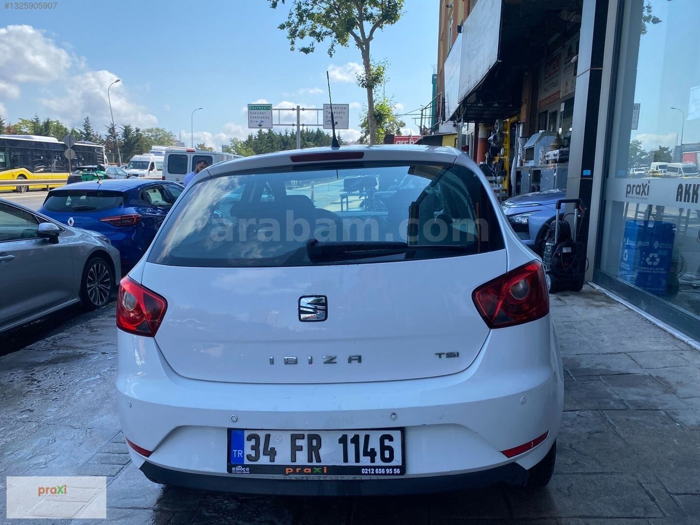 Galeriden Seat Ibiza 1.2 TSI Reference 2015 Model İstanbul 64.000 km Beyaz 4