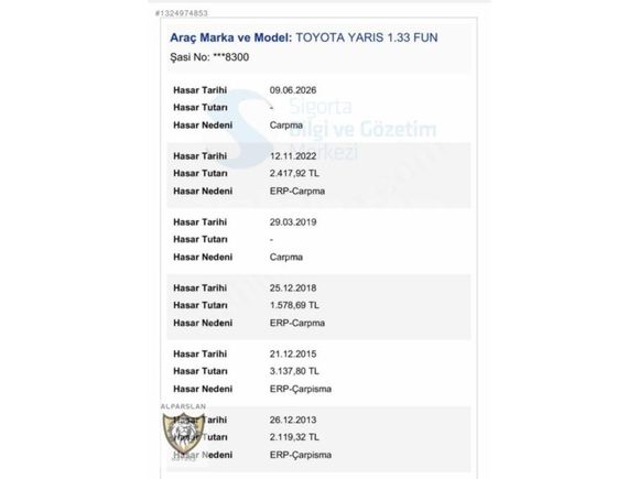 2013 MODEL TOYOTA YARİS