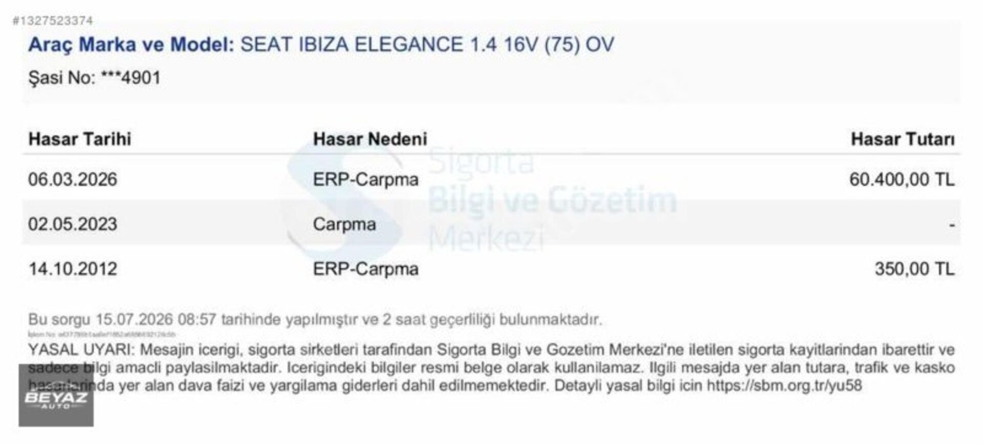 Galeriden Seat Ibiza 1.4 Elegance 2007 Model Ankara 126.000 km Gri 3
