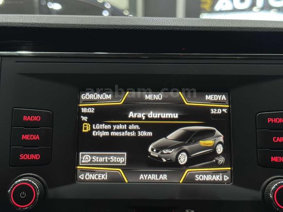 **HATASIZ**75BİNDE**2015 SEAT LEON STYLE 110HP**KATLANIR AYNA**