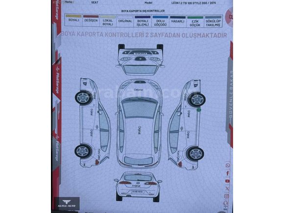 2014 BOYASIZ 1.2TSİ 109 KM OTOMATİK STYLE 105HP