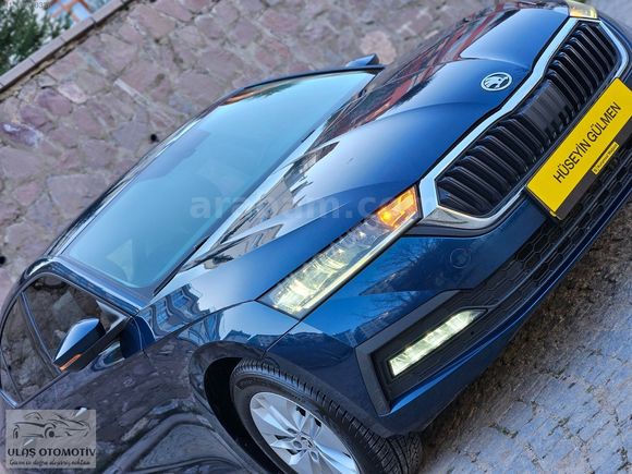 ''LANSMAN RENK ! 2022 OCTAVİA 1.0 TSİ E-TEC DSG İLK EL SERVS BK.