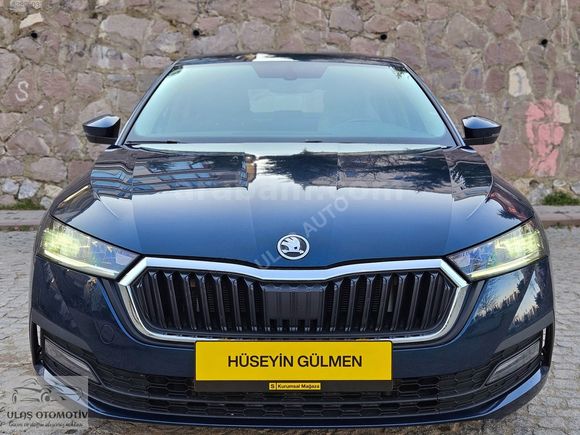 ''LANSMAN RENK ! 2022 OCTAVİA 1.0 TSİ E-TEC DSG İLK EL SERVS BK.