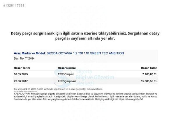 DEMİRHAN OTODAN SKODA OCTAVIA SUNROFLU