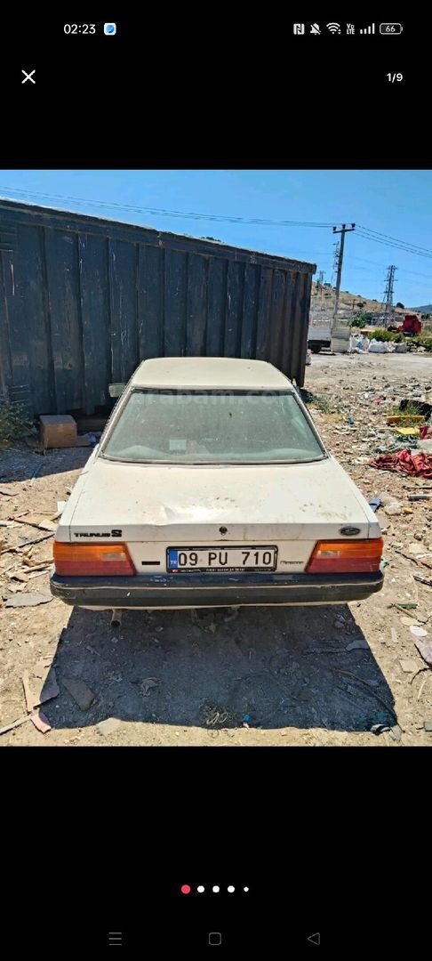 Sahibinden Ford Taunus 1.6 S 1990 Model İzmir 149.000 km Beyaz 1