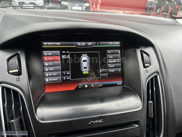 2016 FOCUS 1.5 TDCİ TİTANİUM POWERSHİFT SUNROOFLU EN FUL PAKETLİ