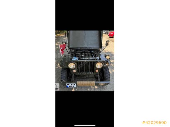 ASKERİ JEEP ORJİNAL WİLLYS K.KART TAKSİT İMKANI