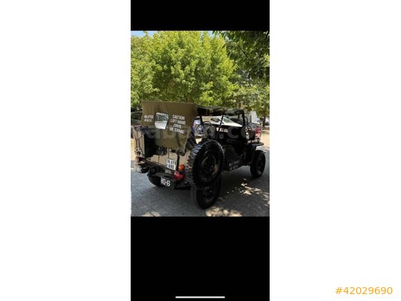 ASKERİ JEEP ORJİNAL WİLLYS K.KART TAKSİT İMKANI