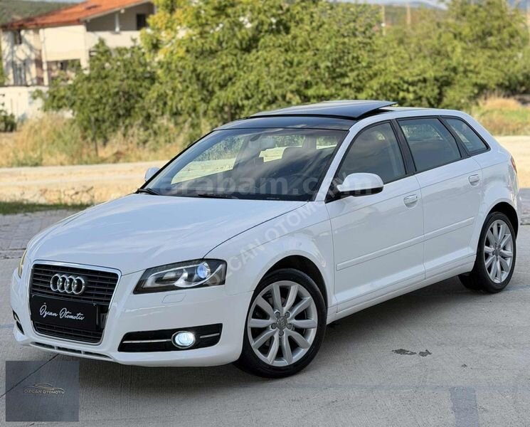 Galeriden Audi A3 Sportback 1.6 TDI Attraction 2012 Model Isparta 184.000 km Beyaz