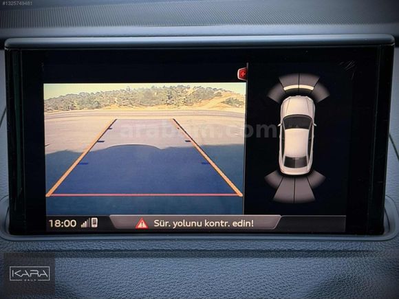 KARA GRUP' 2017 A3 SEDAN 1.6 DİZEL' OPSİYON RENK' GERİ GÖRÜŞ