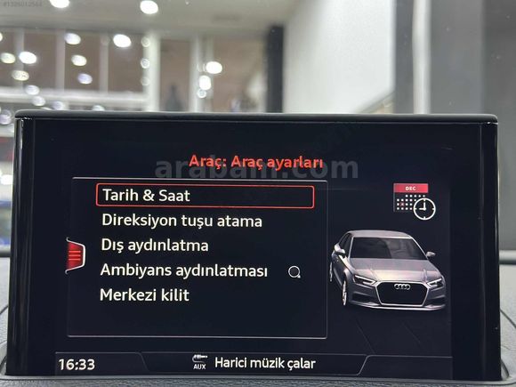 *DEĞİŞENSİZ* 2017 AUDİ A3 1.6 TDI**KEYLESS**MATRİX LED**17JANT**