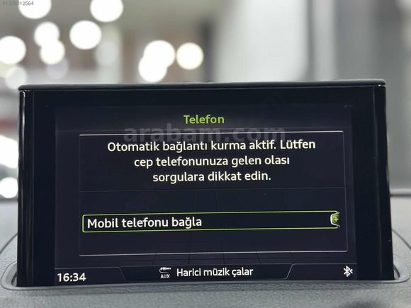 *DEĞİŞENSİZ* 2017 AUDİ A3 1.6 TDI**KEYLESS**MATRİX LED**17JANT**