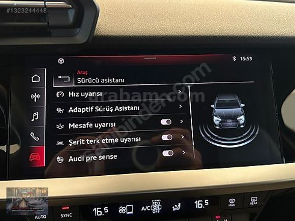 TURNA AUTO *62 BİN'DE! 2022 A3 ADVANCED HAYALET D.KOLTUK P.ASİST