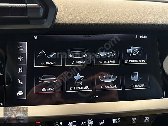 TURNA AUTO *62 BİN'DE! 2022 A3 ADVANCED HAYALET D.KOLTUK P.ASİST